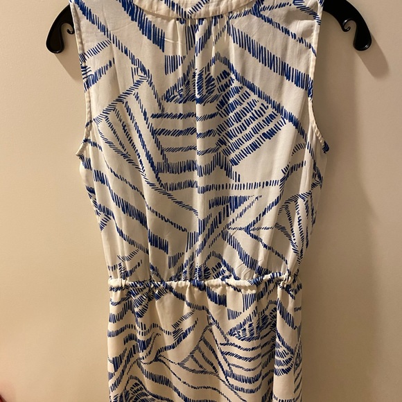 Gap, blue and white tie-waist dress - Picture 4 of 4